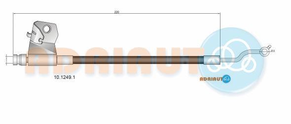 Adriauto 10.1249.1 Гальмівний шланг 1012491: Приваблива ціна - Купити у Польщі на 2407.PL!