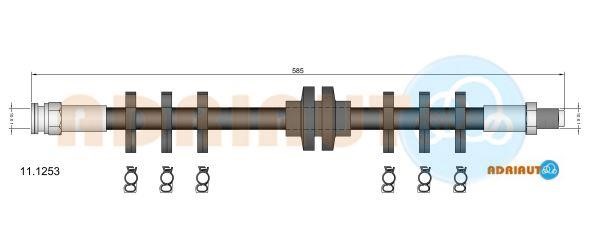 Adriauto 11.1253 Brake Hose 111253: Buy near me in Poland at 2407.PL - Good price!