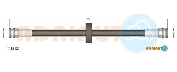 Adriauto 11.1212.1 Brake Hose 1112121: Buy near me in Poland at 2407.PL - Good price!