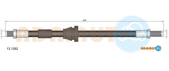 Adriauto 13.1282 Brake Hose 131282: Buy near me at 2407.PL in Poland at an Affordable price!