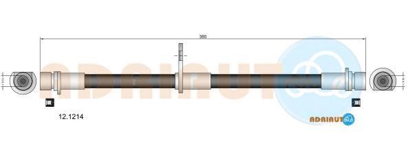 Adriauto 12.1214 Гальмівний шланг 121214: Приваблива ціна - Купити у Польщі на 2407.PL!