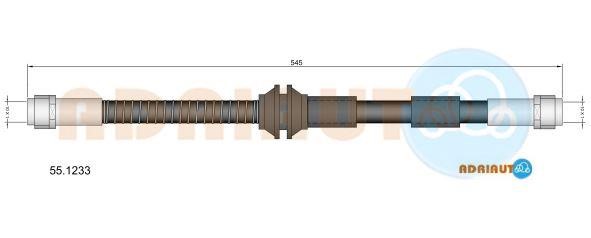 Adriauto 551233 Brake Hose 551233: Buy near me in Poland at 2407.PL - Good price!