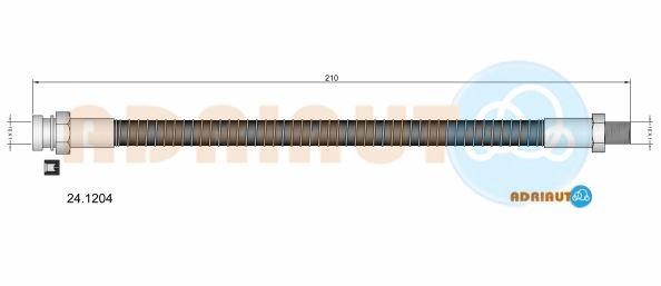 Adriauto 24.1204 Brake Hose 241204: Buy near me in Poland at 2407.PL - Good price!