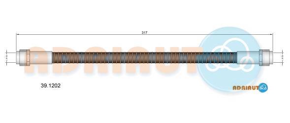 Adriauto 39.1202 Brake Hose 391202: Buy near me in Poland at 2407.PL - Good price!