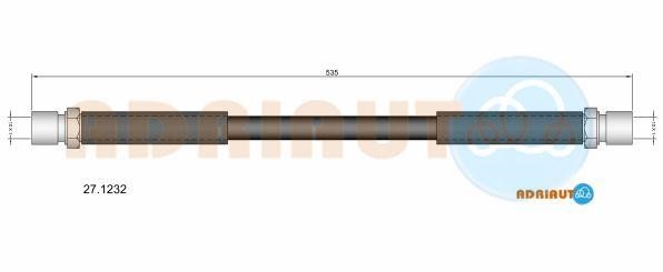 Adriauto 271232 Brake Hose 271232: Buy near me in Poland at 2407.PL - Good price!