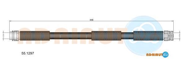 Adriauto 55.1297 Bremsschlauch 551297: Kaufen Sie zu einem guten Preis in Polen bei 2407.PL!