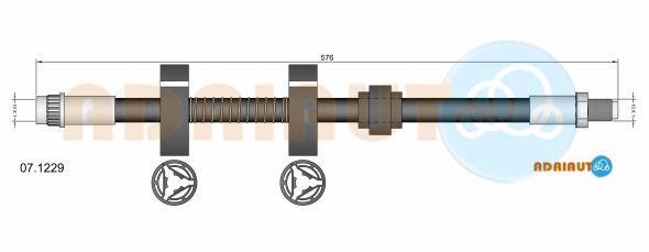 Adriauto 07.1229 Brake Hose 071229: Buy near me in Poland at 2407.PL - Good price!