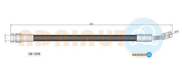 Adriauto 09.1209 Przewód hamulcowy elastyczny 091209: Dobra cena w Polsce na 2407.PL - Kup Teraz!