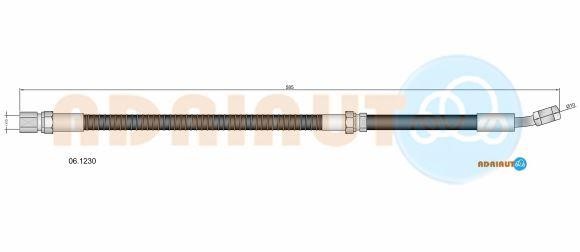 Adriauto 06.1230 Przewód hamulcowy elastyczny 061230: Dobra cena w Polsce na 2407.PL - Kup Teraz!