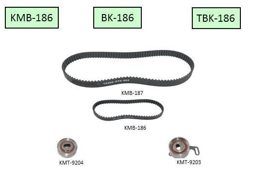 KM KM-KMB-186 Timing Belt Kit KMKMB186: Buy near me in Poland at 2407.PL - Good price!