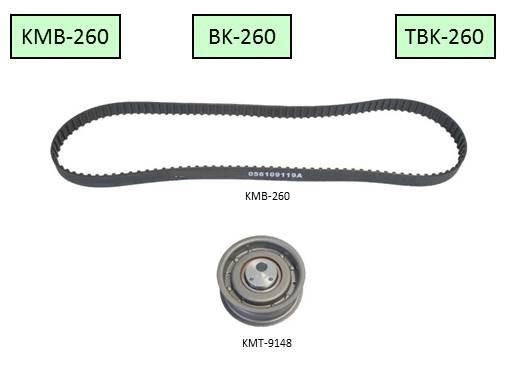 KM KM-KMB-260 Timing Belt Kit KMKMB260: Buy near me in Poland at 2407.PL - Good price!