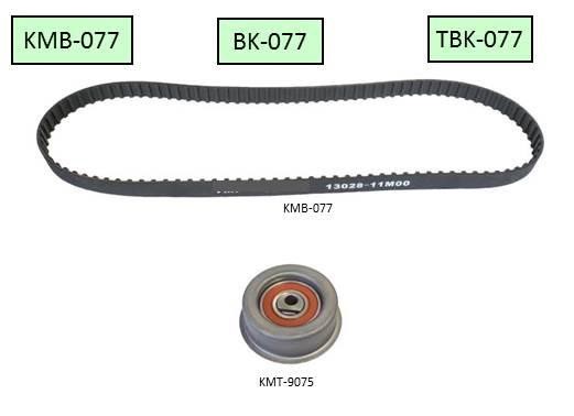 KM KM-KMB-077 Timing Belt Kit KMKMB077: Buy near me in Poland at 2407.PL - Good price!