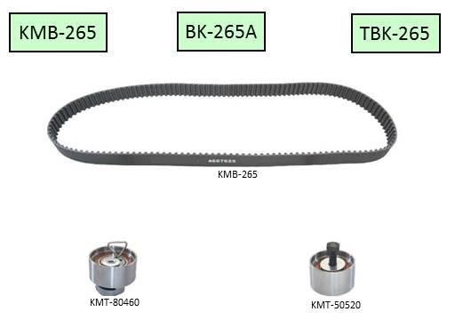 KM KM-KMB-265 Timing Belt Kit KMKMB265: Buy near me in Poland at 2407.PL - Good price!