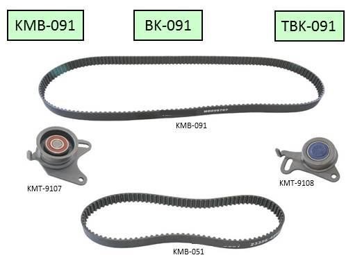 KM KM-KMB-091 Timing Belt Kit KMKMB091: Buy near me in Poland at 2407.PL - Good price!