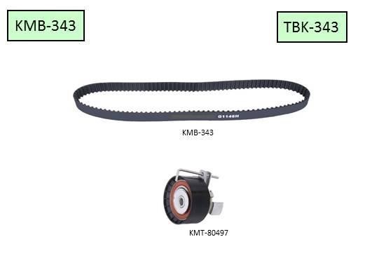 KM KM-KMB-343 Timing Belt Kit KMKMB343: Buy near me at 2407.PL in Poland at an Affordable price!