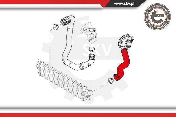 Патрубок інтеркулера Esen SKV 24SKV814