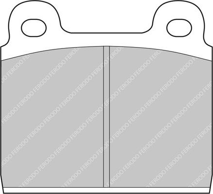 Ferodo FCP11R Brake Pad Set, disc brake FCP11R: Buy near me in Poland at 2407.PL - Good price!