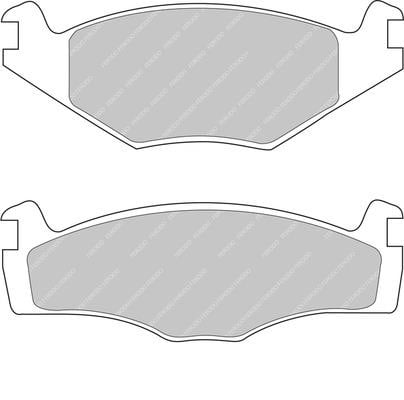 Ferodo FCP419H Disc brake pads FERODO DS2500, set FCP419H: Buy near me in Poland at 2407.PL - Good price!