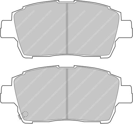 Ferodo FCP1392H Disc brake pads FERODO DS2500, set FCP1392H: Buy near me at 2407.PL in Poland at an Affordable price!