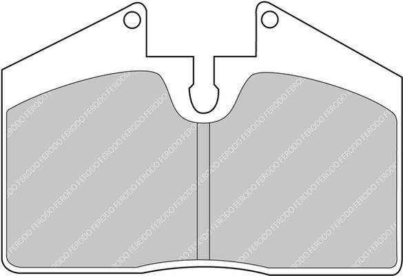 Ferodo FCP451W Brake Pad Set, disc brake FCP451W: Buy near me at 2407.PL in Poland at an Affordable price!