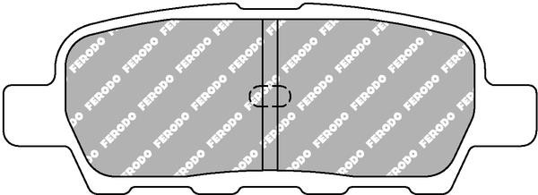 Ferodo FCP 1693H Гальмівні колодки FERODO DS2500, комплект FCP1693H: Приваблива ціна - Купити у Польщі на 2407.PL!