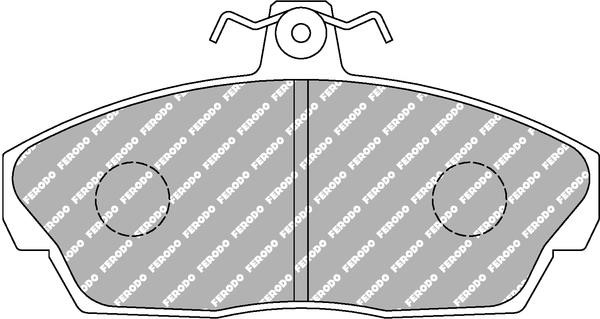 Ferodo FCP613R Brake Pad Set, disc brake FCP613R: Buy near me in Poland at 2407.PL - Good price!