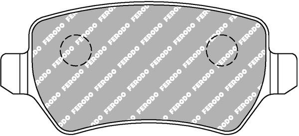 Ferodo FCP1521H Гальмівні колодки FERODO DS2500, комплект FCP1521H: Купити у Польщі - Добра ціна на 2407.PL!