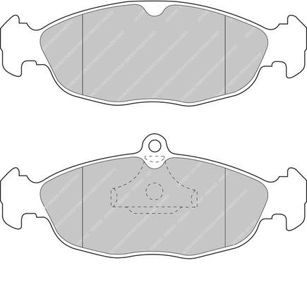 Ferodo FCP732R Brake Pad Set, disc brake FCP732R: Buy near me at 2407.PL in Poland at an Affordable price!