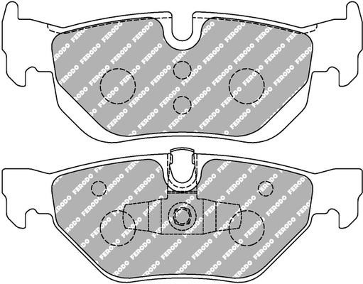 Ferodo FCP 1807H Disc brake pads FERODO DS2500, set FCP1807H: Buy near me at 2407.PL in Poland at an Affordable price!