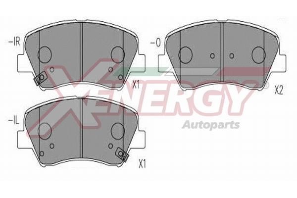 Xenergy X41303 Brake Pad Set, disc brake X41303: Buy near me in Poland at 2407.PL - Good price!