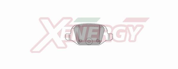 Xenergy X40735 Brake Pad Set, disc brake X40735: Buy near me in Poland at 2407.PL - Good price!