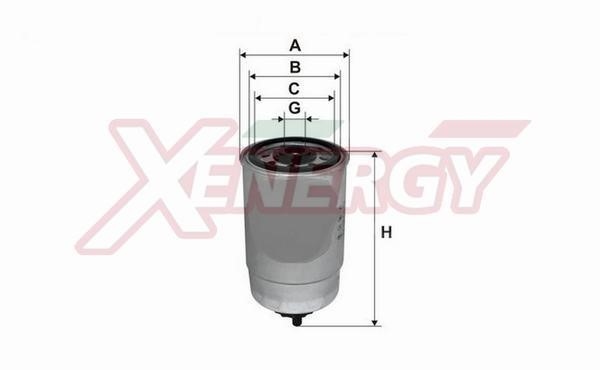 Xenergy X1510408 Топливный фильтр X1510408: Отличная цена - Купить в Польше на 2407.PL!