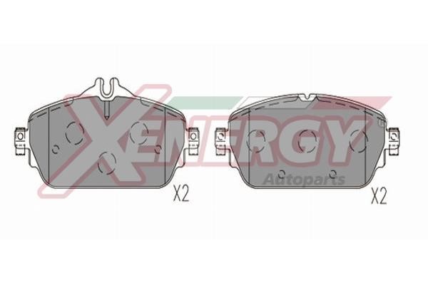 Xenergy X41386 Klocki hamulcowe, zestaw X41386: Dobra cena w Polsce na 2407.PL - Kup Teraz!