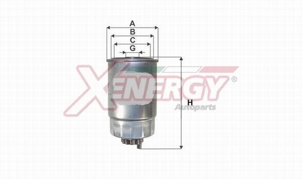 Xenergy X1599685 Топливный фильтр X1599685: Отличная цена - Купить в Польше на 2407.PL!
