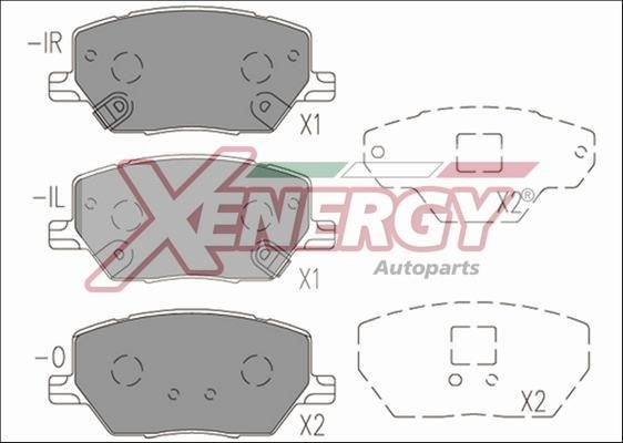 Xenergy X41175 Klocki hamulcowe, zestaw X41175: Atrakcyjna cena w Polsce na 2407.PL - Zamów teraz!