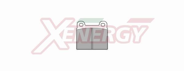 Xenergy X40006 Тормозные колодки дисковые, комплект X40006: Отличная цена - Купить в Польше на 2407.PL!
