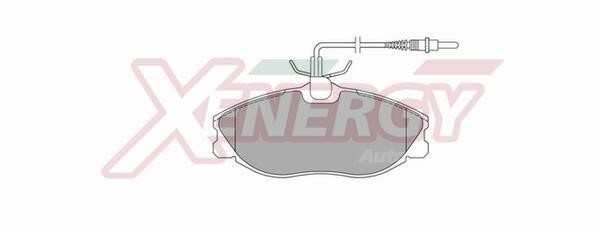 Xenergy X40613 Brake Pad Set, disc brake X40613: Buy near me at 2407.PL in Poland at an Affordable price!