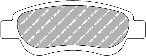 Ferodo FCP1790H Тормозные колодки дисковые FERODO DS2500, комплект FCP1790H: Отличная цена - Купить в Польше на 2407.PL!