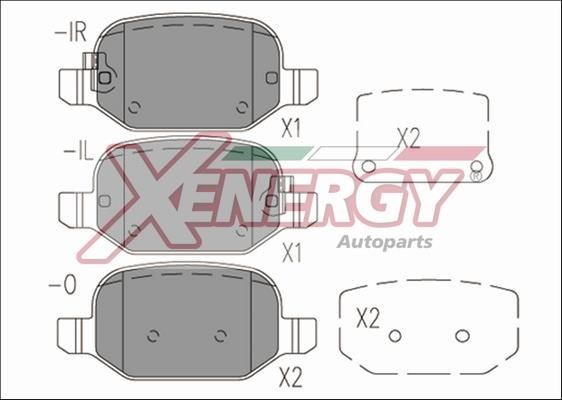 Xenergy X41171 Гальмівні колодки, комплект X41171: Приваблива ціна - Купити у Польщі на 2407.PL!