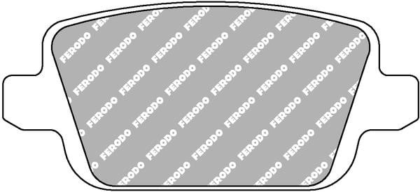 Ferodo FCP 1917H Гальмівні колодки FERODO DS2500, комплект FCP1917H: Купити у Польщі - Добра ціна на 2407.PL!
