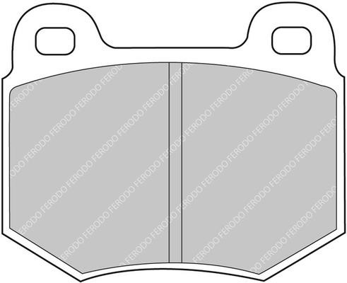 Ferodo FCP448H Disc brake pads FERODO DS2500, set FCP448H: Buy near me at 2407.PL in Poland at an Affordable price!