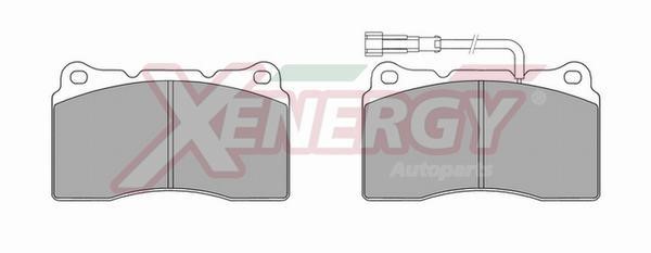 Xenergy X40726 Тормозные колодки дисковые, комплект X40726: Отличная цена - Купить в Польше на 2407.PL!