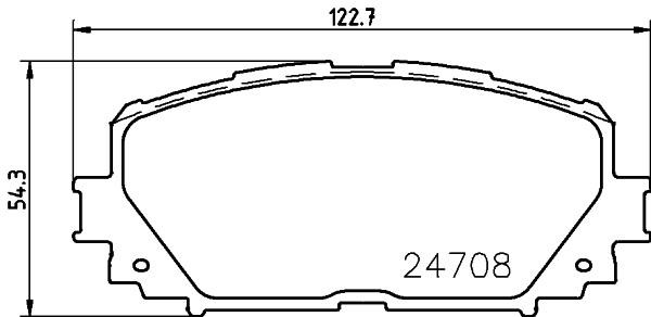 Nisshinbo NP1060 Brake Pad Set, disc brake NP1060: Buy near me in Poland at 2407.PL - Good price!
