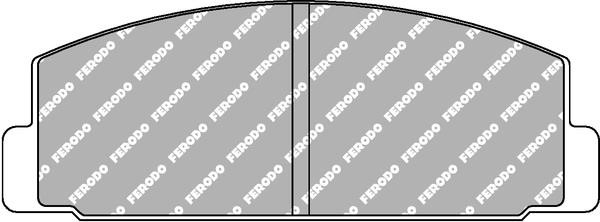 Ferodo FCP372W Гальмівні колодки, комплект FCP372W: Приваблива ціна - Купити у Польщі на 2407.PL!