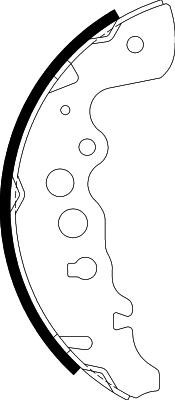 Nisshinbo NS9003 Brake shoe set NS9003: Buy near me at 2407.PL in Poland at an Affordable price!