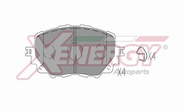 Xenergy X41315 Brake Pad Set, disc brake X41315: Buy near me in Poland at 2407.PL - Good price!