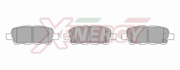 Xenergy X40986 Brake Pad Set, disc brake X40986: Buy near me in Poland at 2407.PL - Good price!