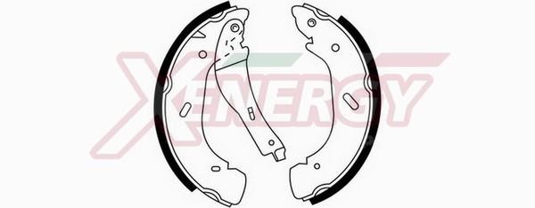 Xenergy X50320 Brake shoe set X50320: Buy near me in Poland at 2407.PL - Good price!