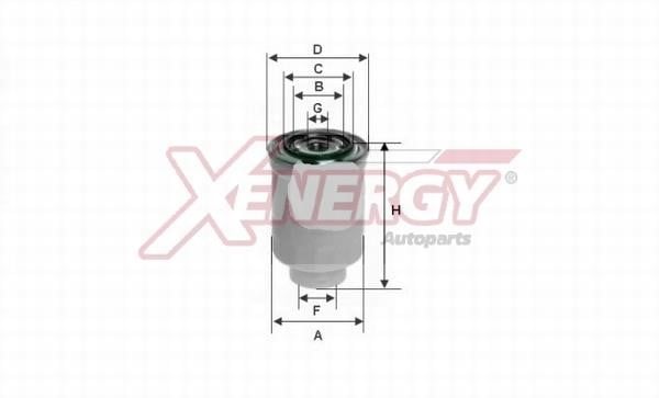 Xenergy X1537400 Топливный фильтр X1537400: Отличная цена - Купить в Польше на 2407.PL!