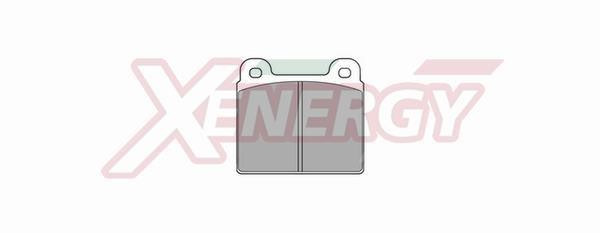 Xenergy X40003 Brake Pad Set, disc brake X40003: Buy near me in Poland at 2407.PL - Good price!
